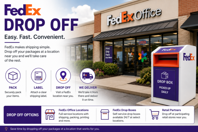 fedex drop off
