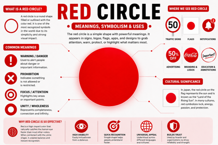 red circle