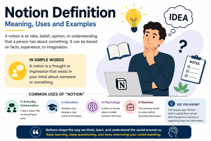notion definition