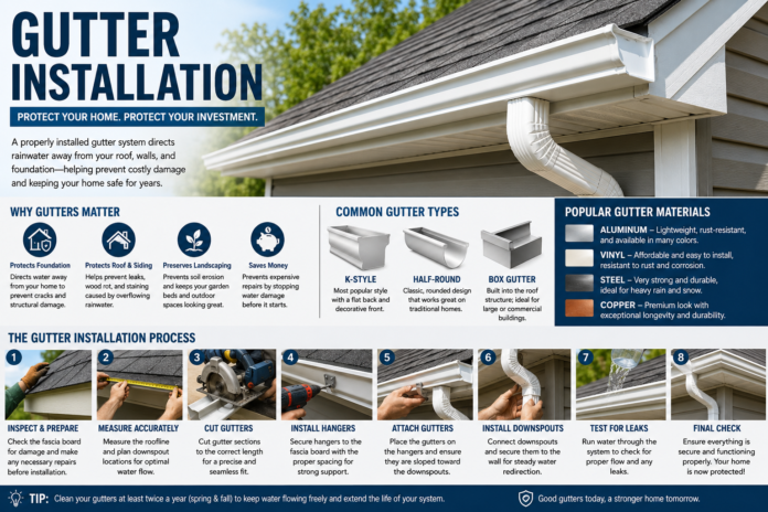 gutter installation
