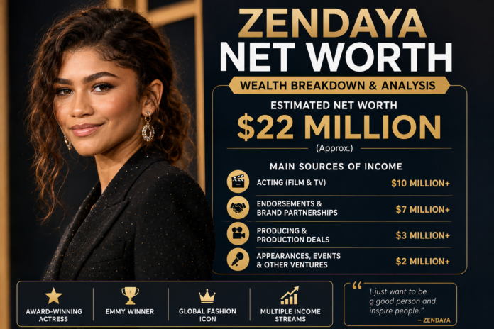 zendaya net worth