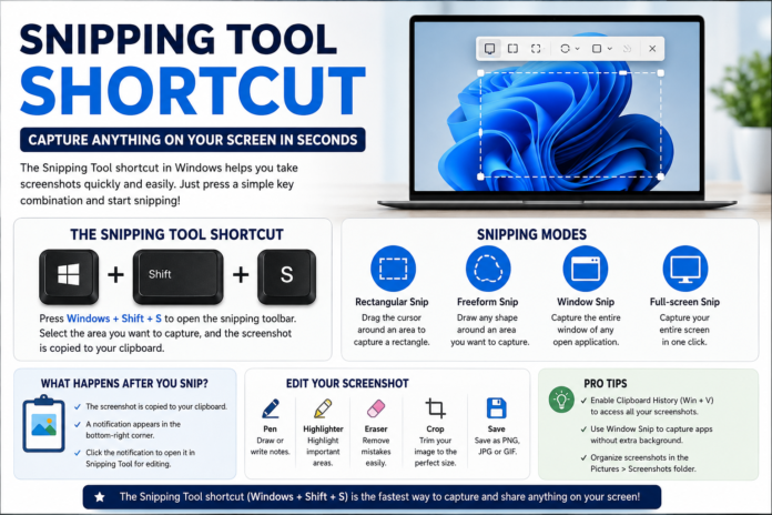 snipping tool shortcut