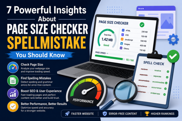 page size checker spellmistake